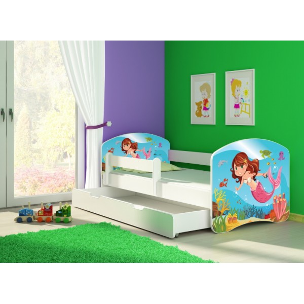 Otroška postelja 4kids Yummy Morska deklica